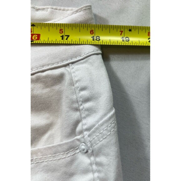 Wax Jeans Butt I Love You Women Sz 16 Soft Stretch Skinny Distressed 36x27 White - Picture 5 of 10